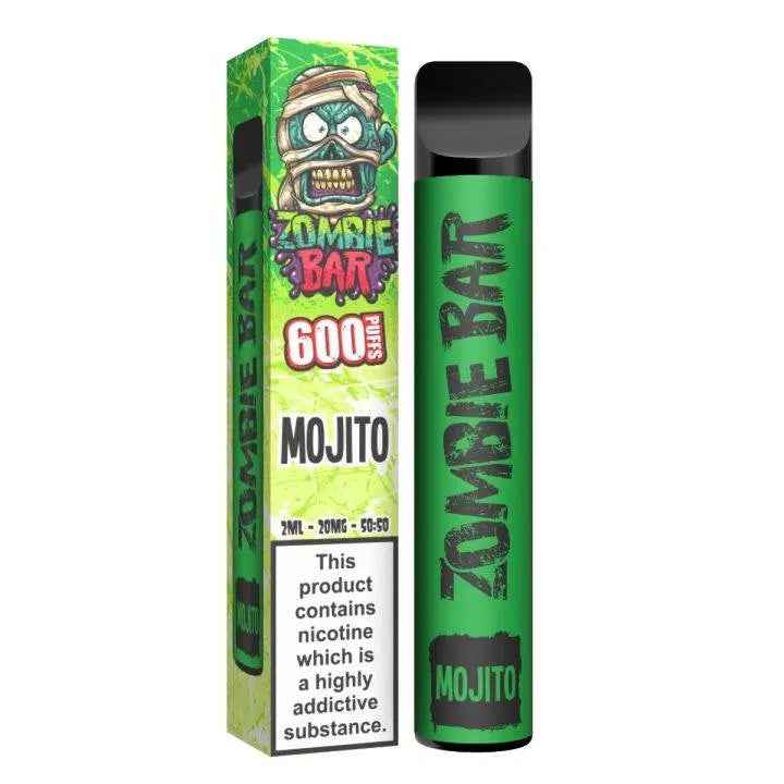 Mojito Zombie Bar 600 Puff Disposable Vape Device 20mg - Absolute Vape