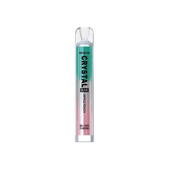 Apple Peach SKE Crystal Bar 600 Puff Disposable Vape Device 20mg - Absolute Vape