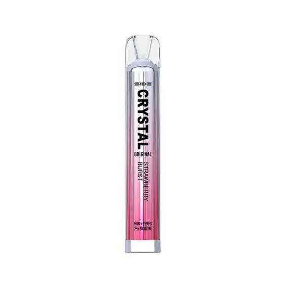 Strawberry Burst Ice SKE Crystal Bar 600 Puff Disposable Vape Device 20mg - Absolute Vape