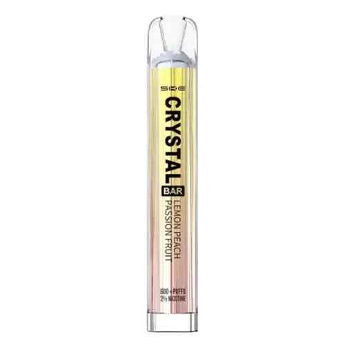 Lemon Peach Passion fruit SKE Crystal Bar 600 Puff Disposable Vape Device 20mg - Absolute Vape
