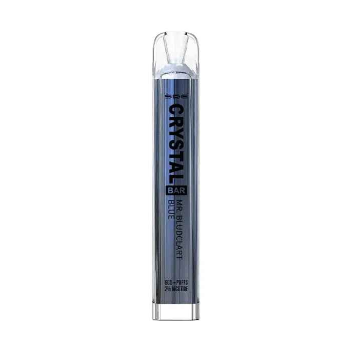 Mr Bludclart Blue SKE Crystal Bar 600 Puff Disposable Vape Device 20mg - Absolute Vape