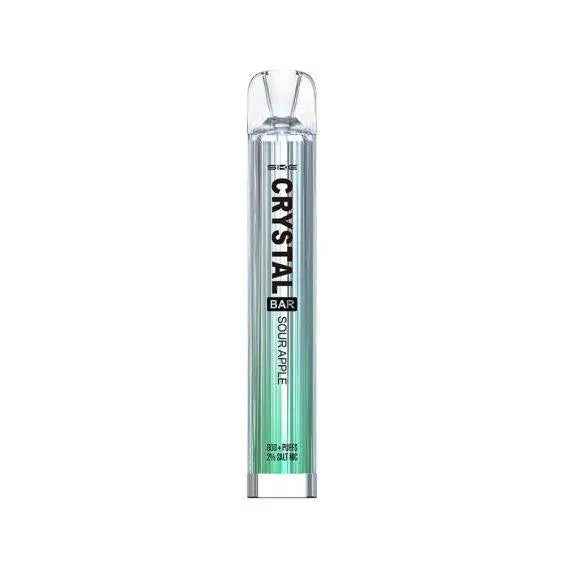 Sour Apple SKE Crystal Bar 600 Puff Disposable Vape Device 20mg - Absolute Vape