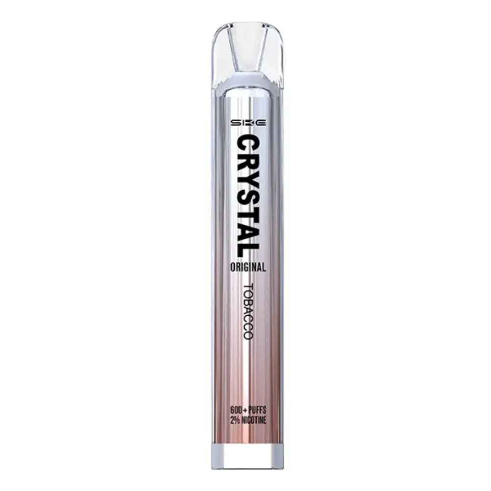 Tobacco SKE Crystal Bar 600 Puff Disposable Vape Device 20mg - Absolute Vape