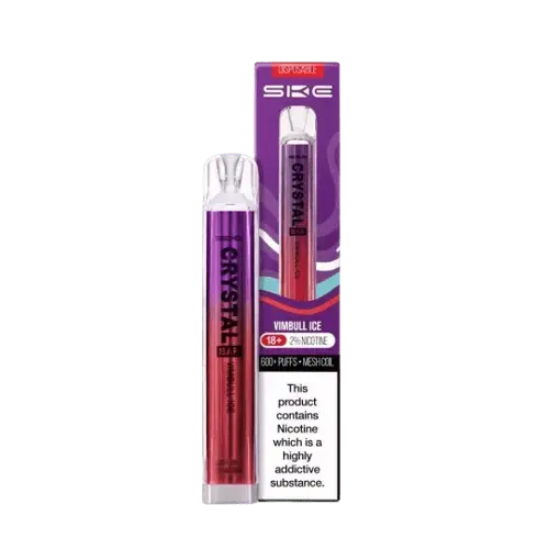 Vimbull Ice SKE Crystal Bar 600 Puff Disposable Vape Device 20mg - Absolute Vape