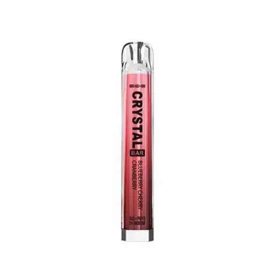 Blueberry Cherry Cranberry SKE Crystal Bar 600 Puff Disposable Vape Device 20mg - Absolute Vape