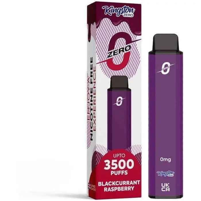 Blackcurrant Raspberry Kingston 3500 puff Disposable Vape Device 0mg - Absolute Vape