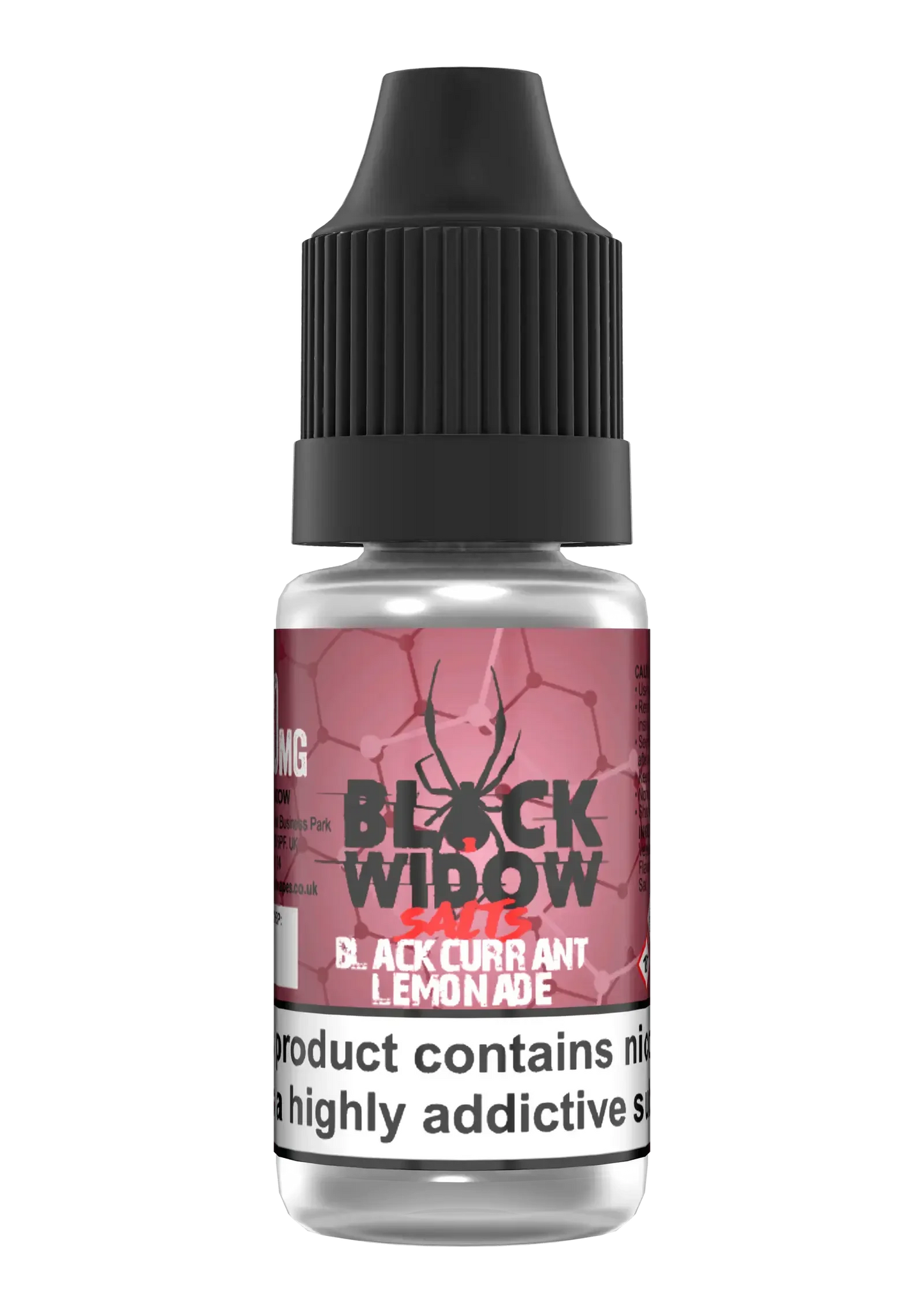Blackcurrant Lemonade Nic Salts E-liquid by Black Widow 10ml - Absolute Vape