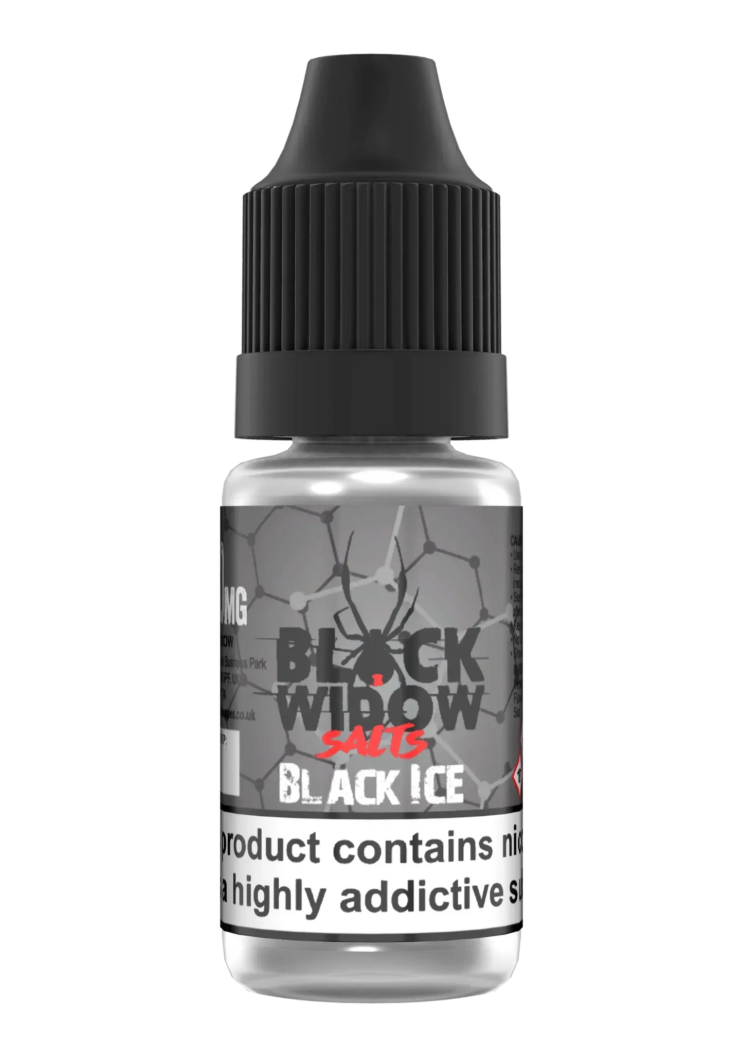 Black Ice Nic Salts E-liquid by Black Widow 10ml - Absolute Vape
