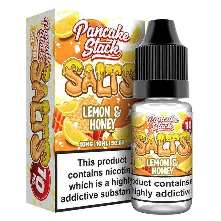 Lemon & Honey Salts E-liquid by Pancake Stack 10ml - Absolute Vape