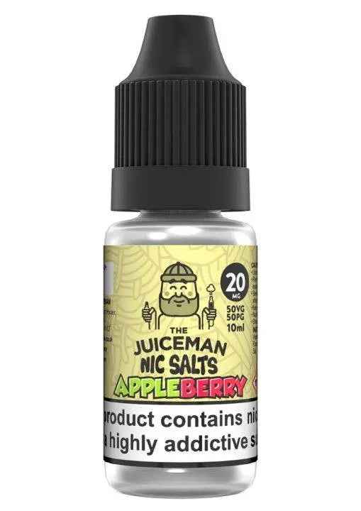 Apple Berry Nic Salts Nic E-liquid by The Juiceman 10ml - Absolute Vape