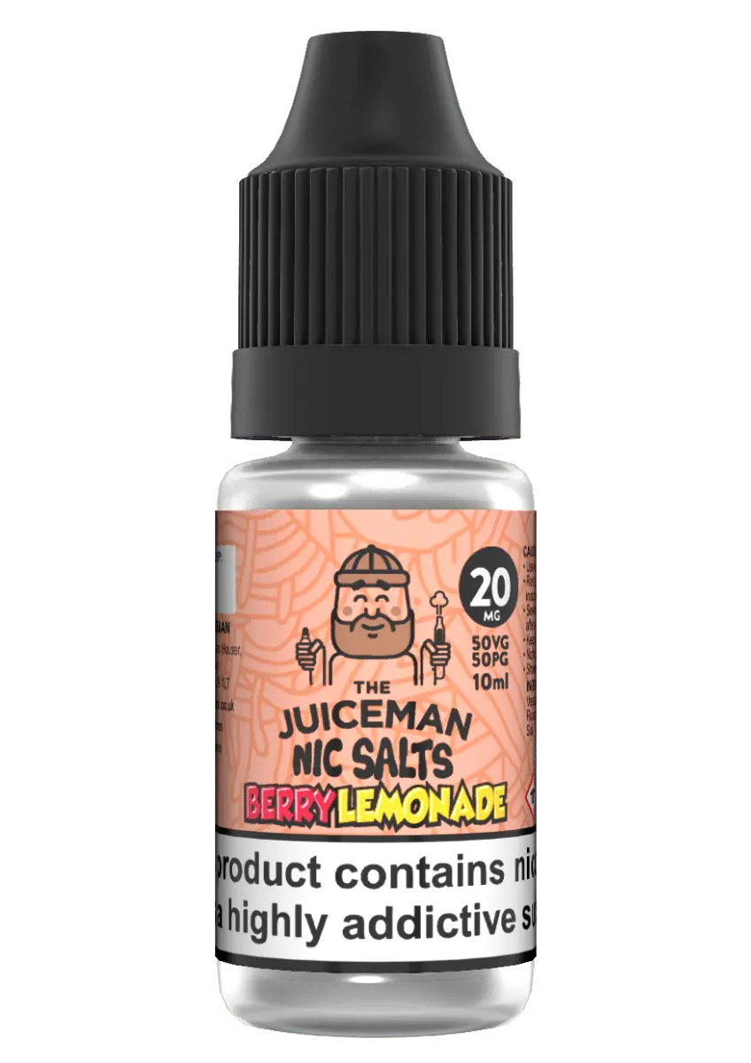 Berry Lemonade Nic Salts E-liquid by The Juiceman 10ml - Absolute Vape
