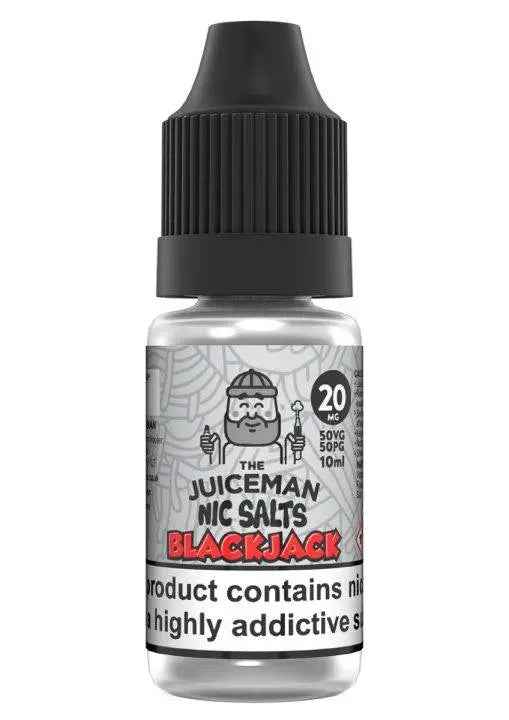 Black Jack Nic Salts E-liquid by The Juiceman 10ml - Absolute Vape