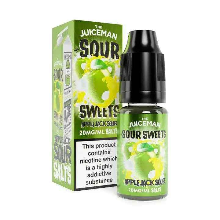 Apple Jack Nic salts E-liquid by The Juiceman Sour 10ml - Absolute Vape
