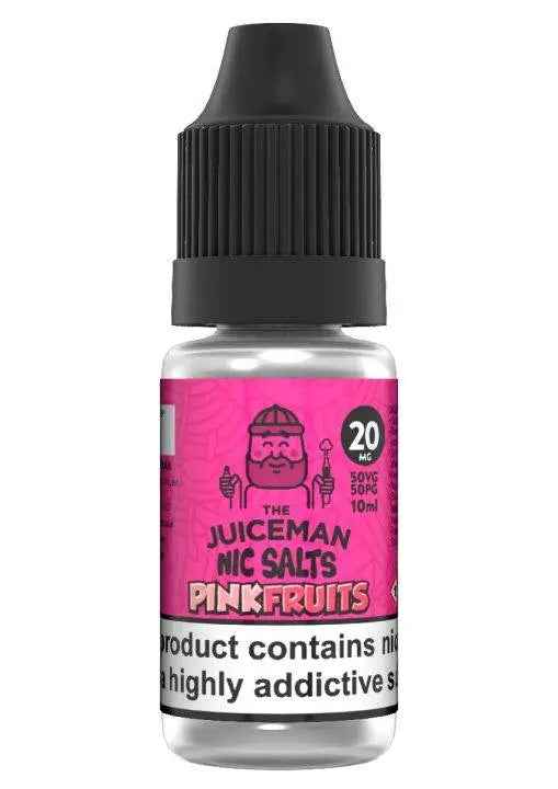 Pink Fruits Nic Salts E-liquid by The Juiceman 10ml - Absolute Vape