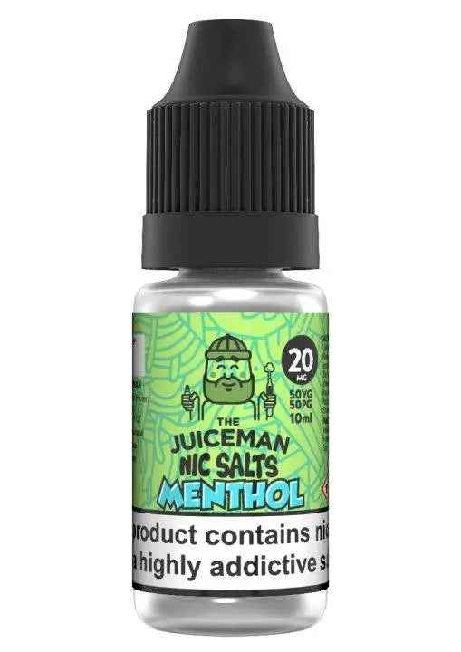 Menthol Nic Salts E-liquid by The Juiceman 10ml - Absolute Vape