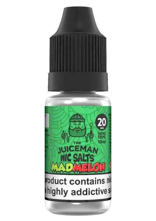 Mad Melon Nic Salts E-liquid by The Juiceman 10ml - Absolute Vape