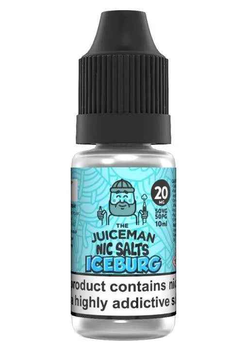 Iceburg Nic Salts E-liquid by The Juiceman 10ml - Absolute Vape