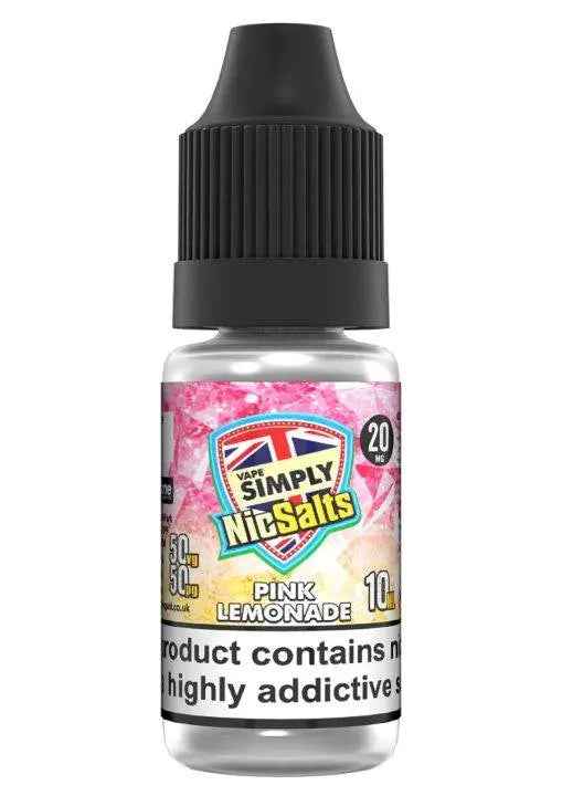 Pink Lemonade Nic Salts E-liquid by Vape Simply 10ml - Absolute Vape
