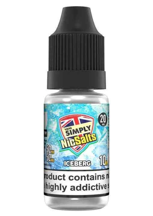 Iceberg Nic Salts E-liquid by Vape Simply 10ml - Absolute Vape