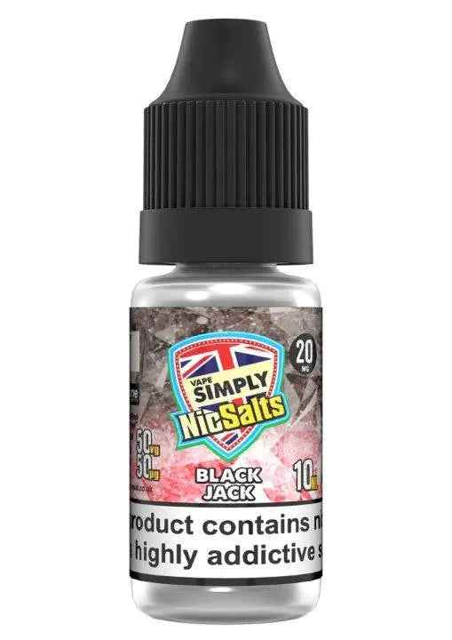 Blackjack Nic Salts E-liquid by Vape Simply 10ml - Absolute Vape