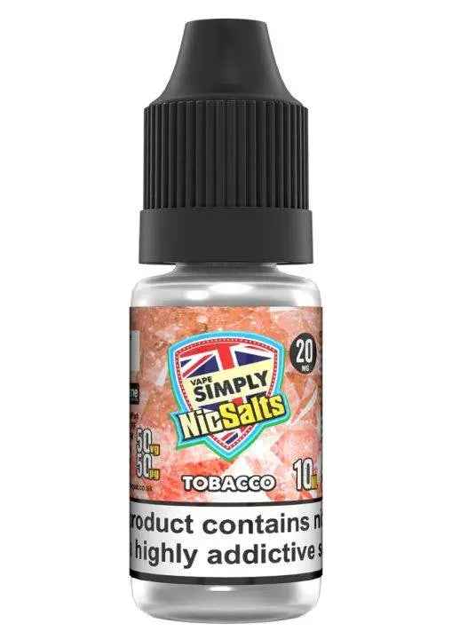 Tobacco Nic Salts E-liquid by Vape Simply 10ml - Absolute Vape