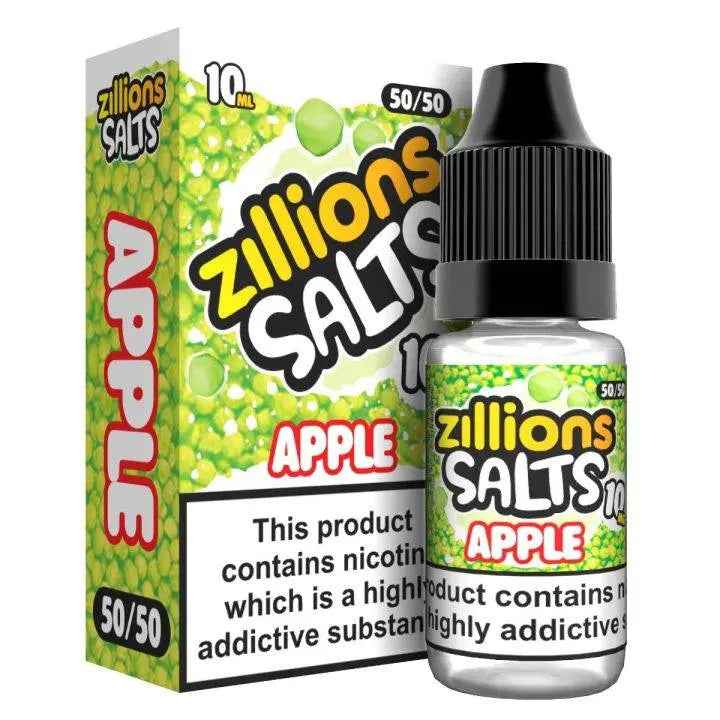 Apple Nic Salts E-liquid by Zillions 10ml - Absolute Vape