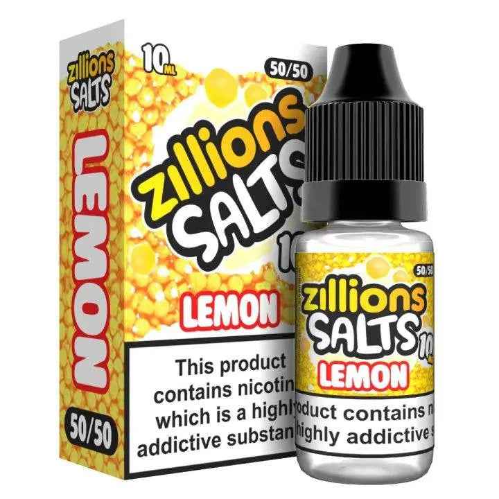 Lemon Nic Salts E-liquid by Zillions 10ml - Absolute Vape