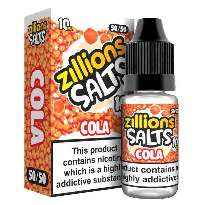 Cola Nic Salts E-liquid by Zillions 10ml - Absolute Vape