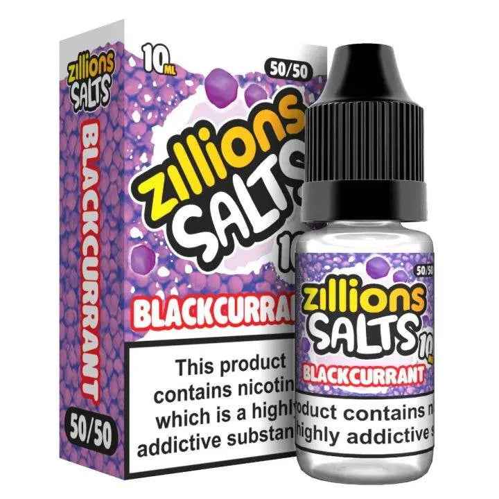 Blackcurrant Nic Salts E-liquid by Zillions 10ml - Absolute Vape