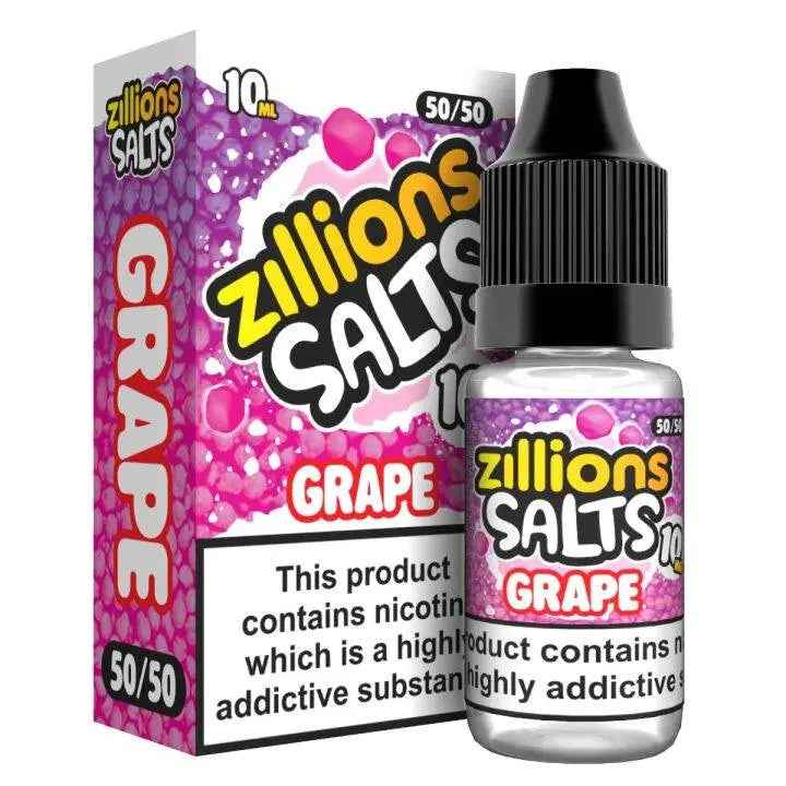 Grape Nic Salts E-liquid by Zillions 10ml - Absolute Vape
