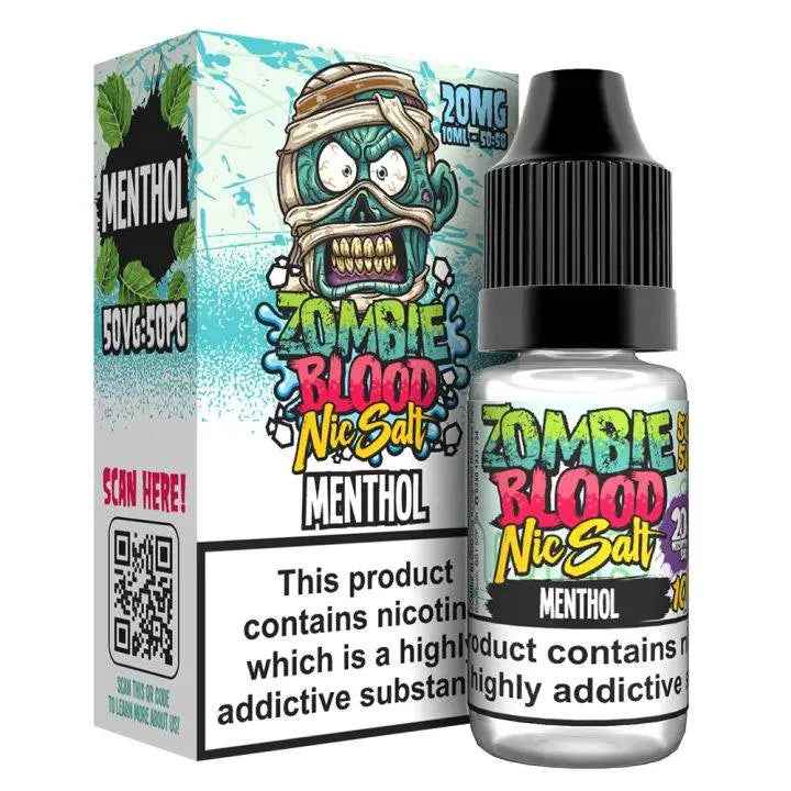 Menthol Nic Salts E-liquid by Zombie Blood 10ml - Absolute Vape
