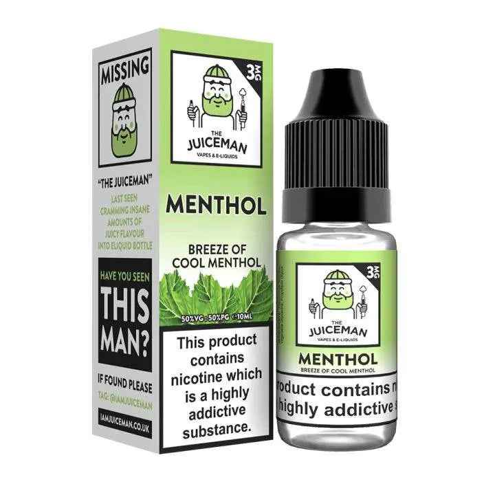 Menthol TPD E-liquid by The Juiceman 10ml - Absolute Vape
