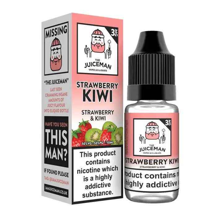 Strawberry Kiwi TPD E-liquid by The Juiceman 10ml - Absolute Vape