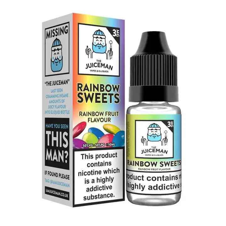 Rainbow Sweet TPD E-liquid by The Juiceman 10ml - Absolute Vape