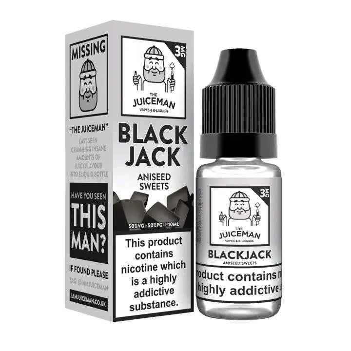 Black Jack TPD E-liquid by The Juiceman 10ml - Absolute Vape