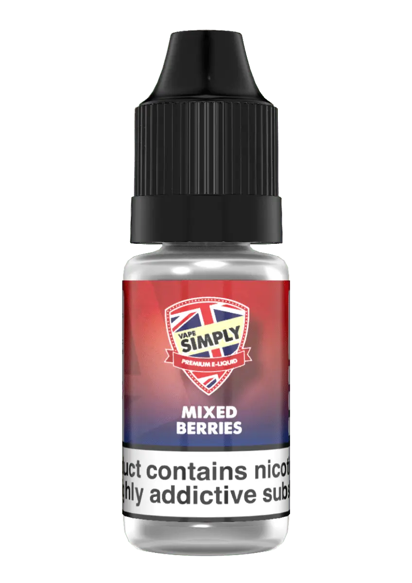Mixed Berries TPD e-liquid by Vape Simply 10ml - Absolute Vape