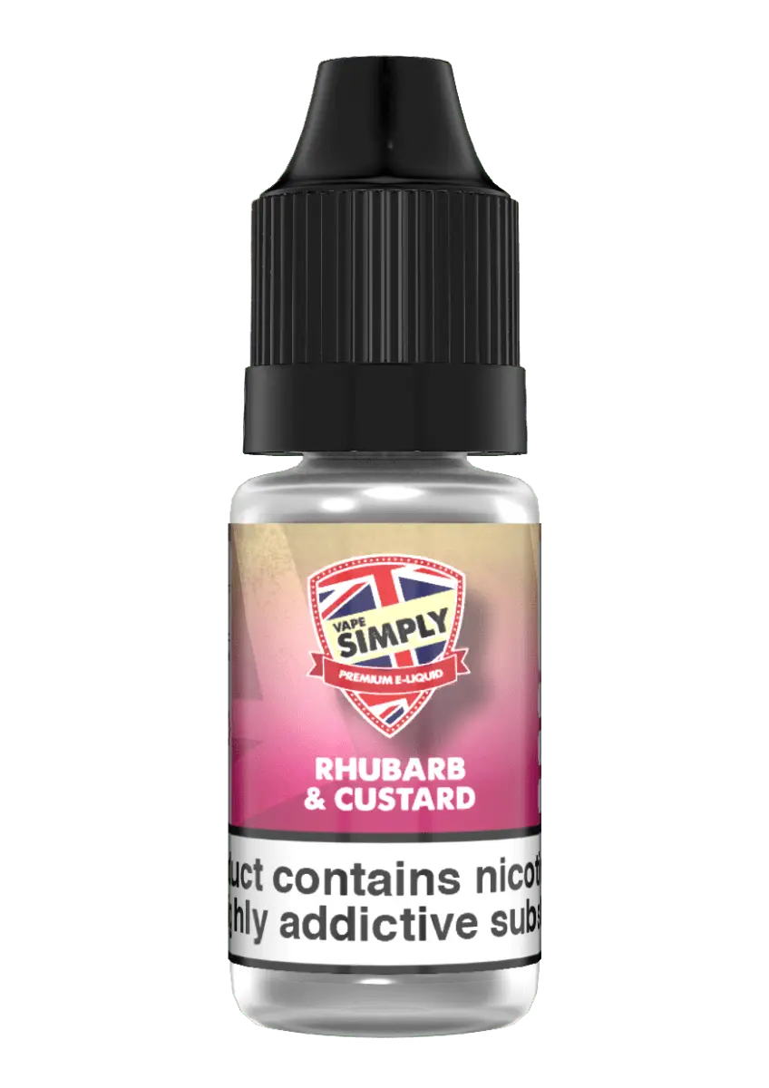 Rhubarb & Custard TPD e-liquid by Vape Simply 10ml - Absolute Vape