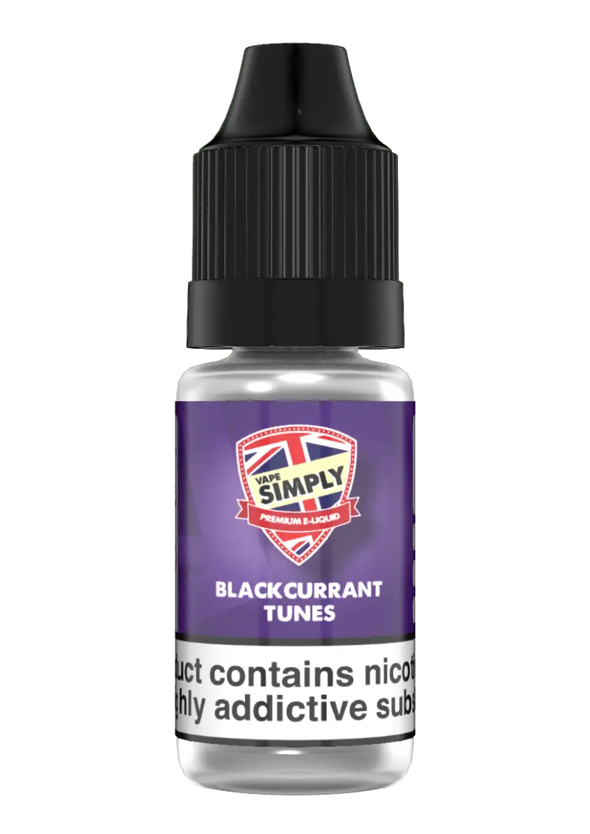 Blackcurrant Tunes TPD e-liquid by Vape Simply 10ml - Absolute Vape