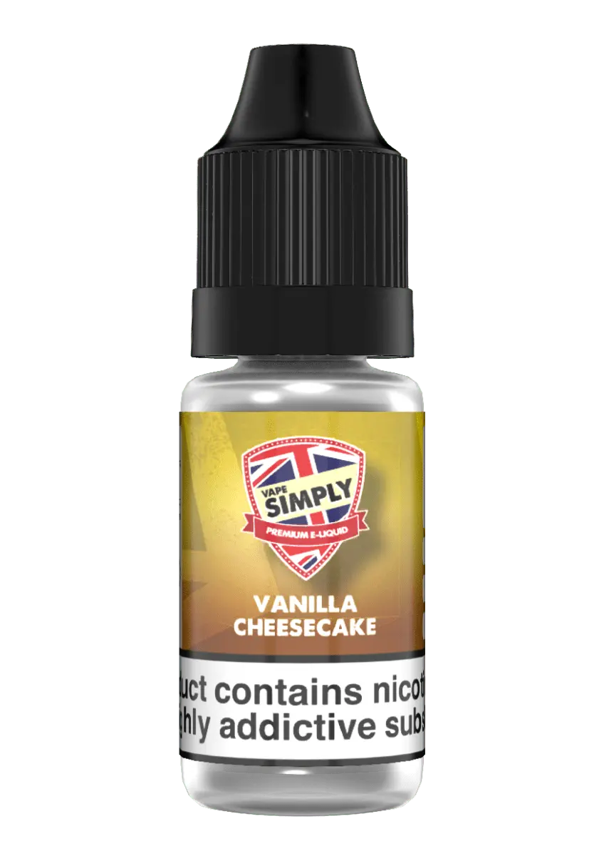 Vanilla Cheesecake TPD e-liquid by Vape Simply 10ml - Absolute Vape