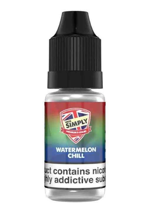 Watermelon Chill TPD e-liquid by Vape Simply 10ml - Absolute Vape