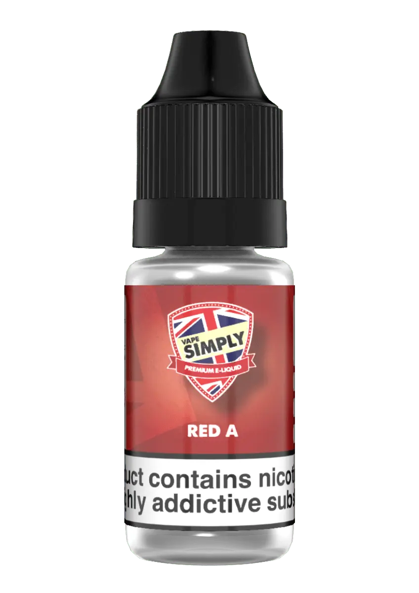 Red A TPD E-liquid by Vape Simply 10ml - Absolute Vape