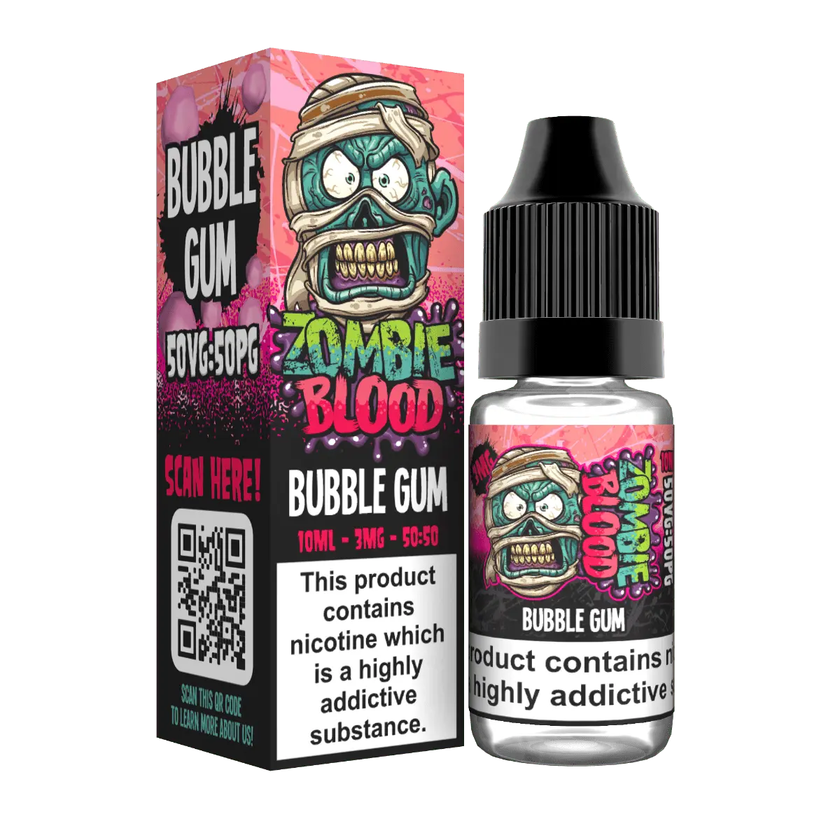 Bubblegum TPD E-liquid by Zombie Blood 10ml - Absolute Vape
