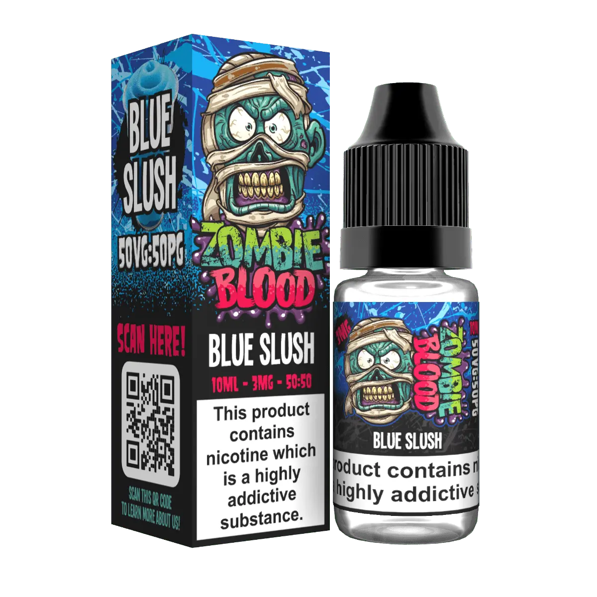 Blue Slush TPD E-liquid by Zombie Blood 10ml - Absolute Vape
