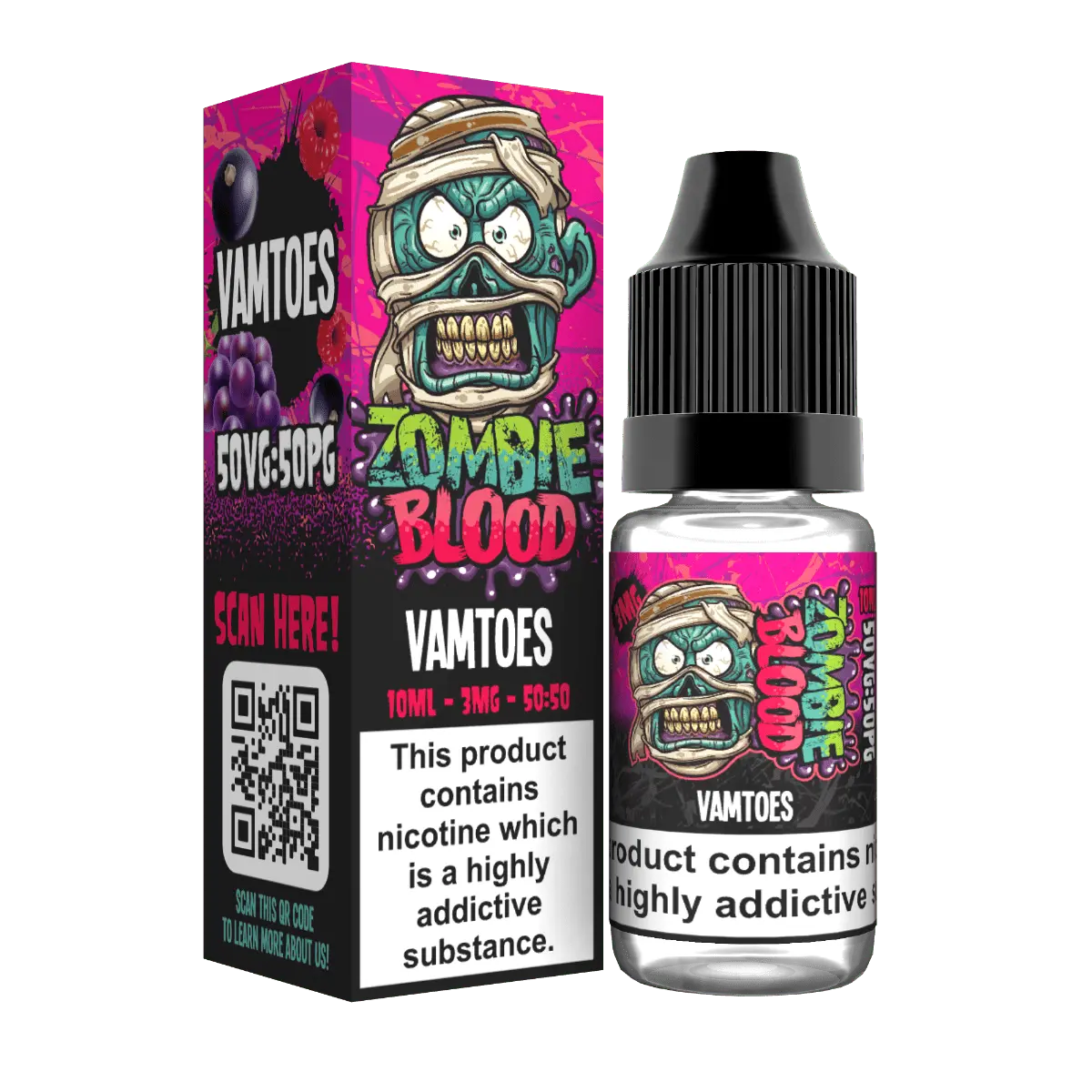 Vamtoes TPD E-liquid by Zombie Blood 10ml - Absolute Vape