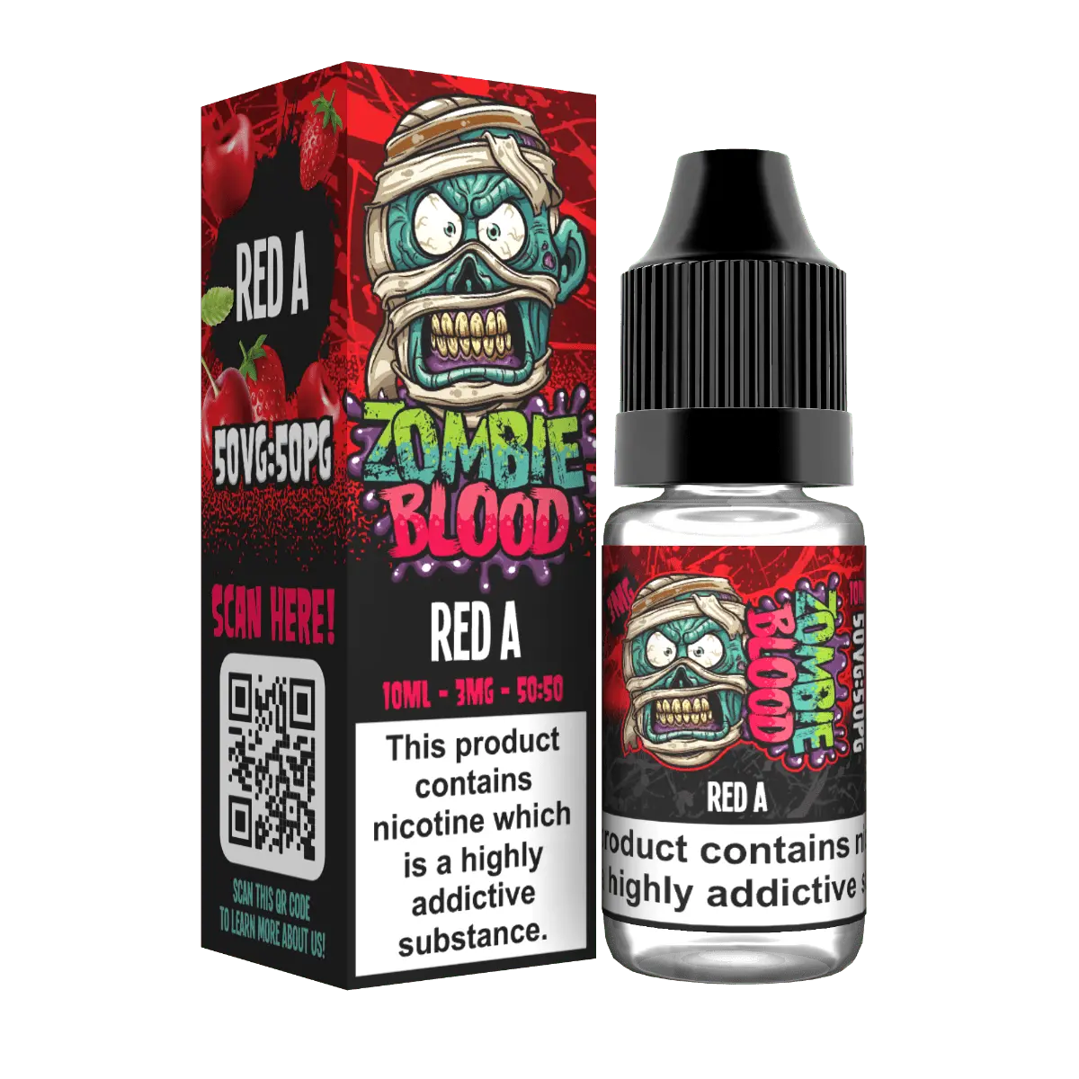 Red A TPD E-liquid by Zombie Blood 10ml - Absolute Vape