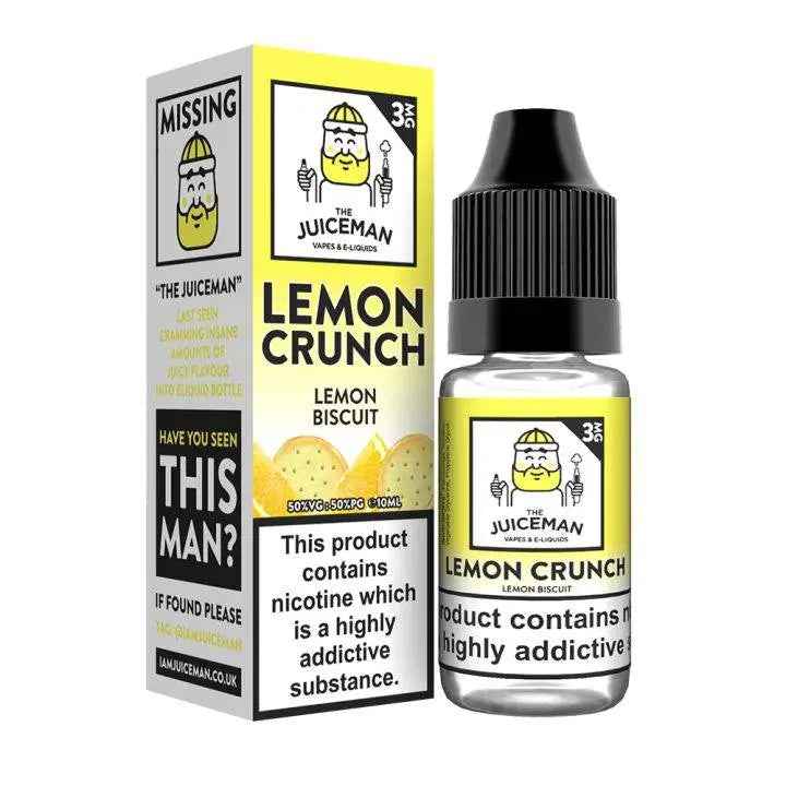 Lemon crunch TPD E-liquid by The Juiceman 10ml - Absolute Vape