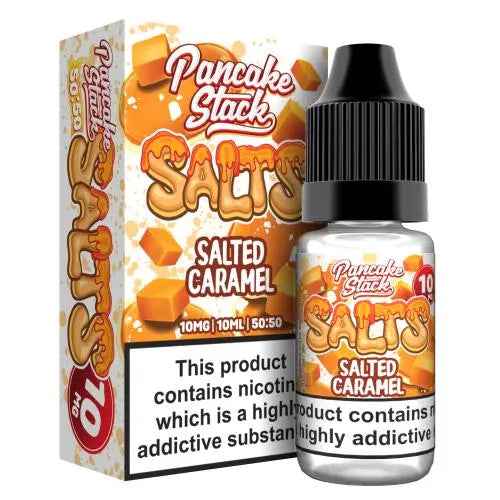 Salted Caramel Nic Salts E-liquid by Pancake Stack 10ml - Absolute Vape