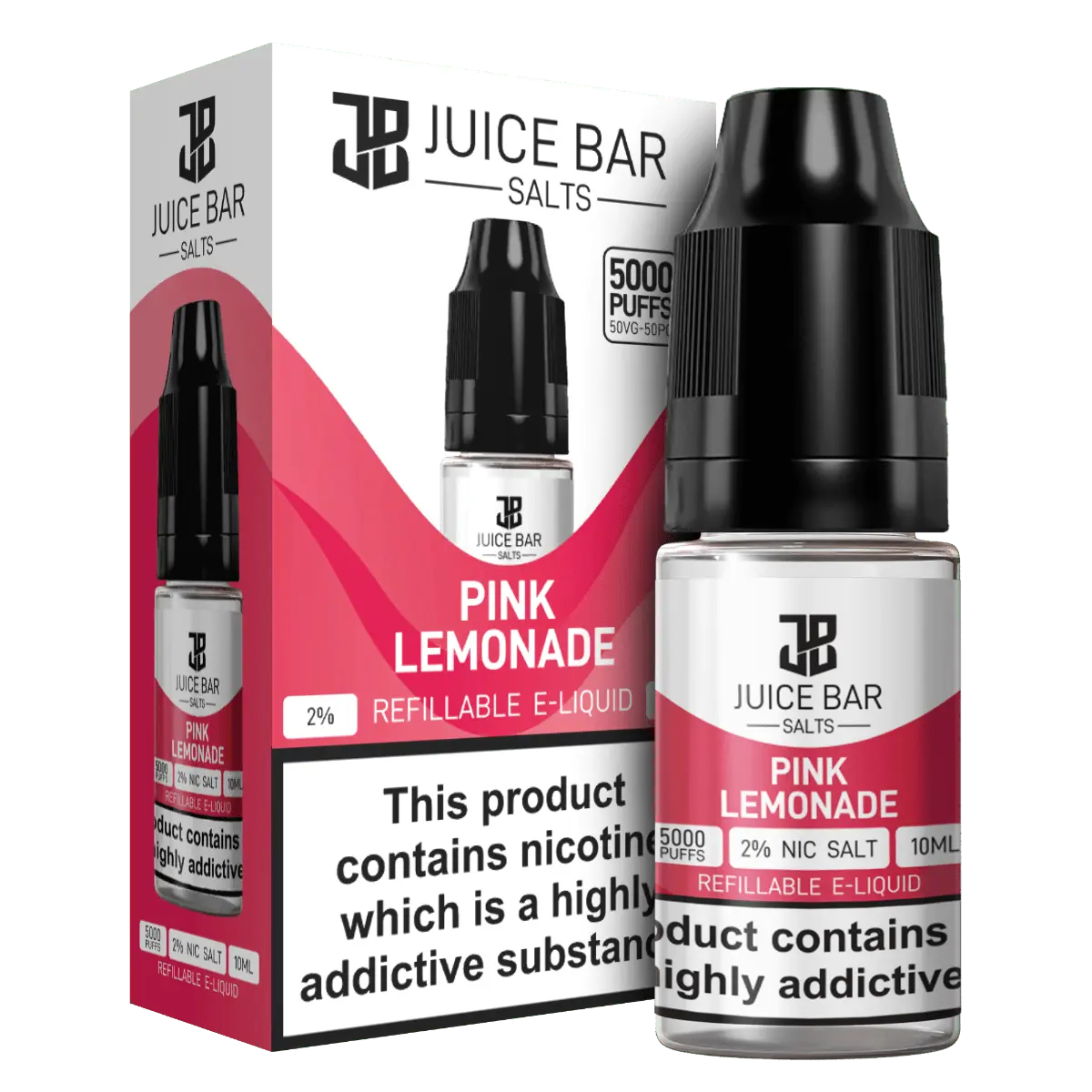 Pink Lemoande Nic Salts E-liquid by Juice Bar 10ml - Absolute Vape