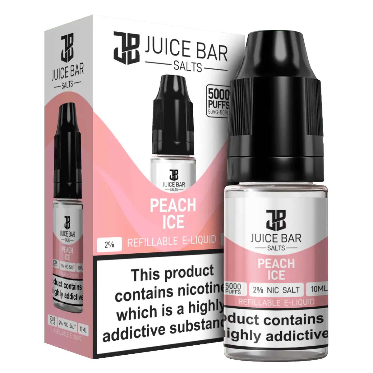 Peach Ice Nic Slats E-liquid by Juice Bar 10ml - Absolute Vape