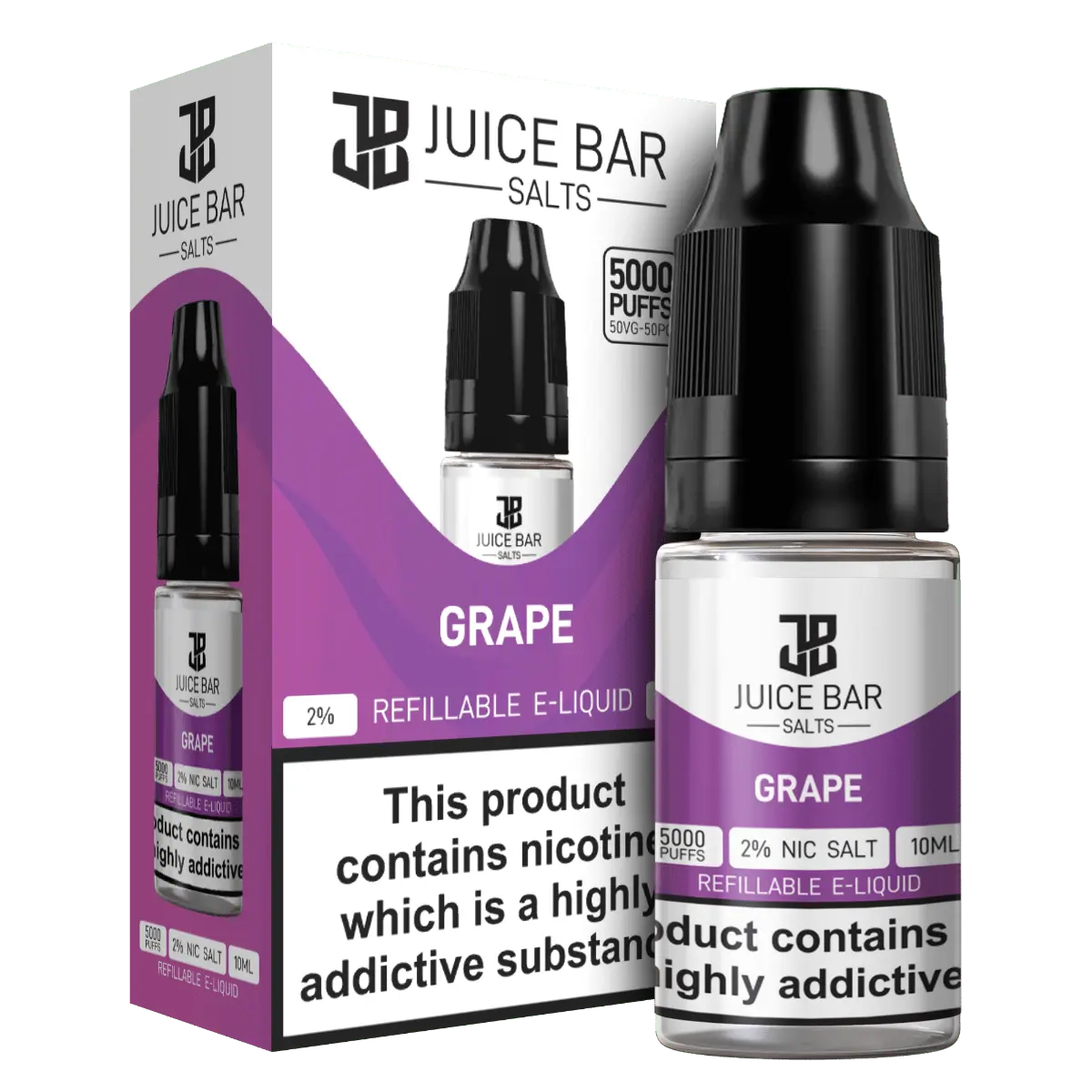Grape Nic Salts E-liquid by Juice Bar 10ml - Absolute Vape